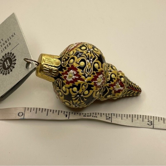 Heritage International LTD Ceramic Ornament Black and Yellow - Picture 4 of 4